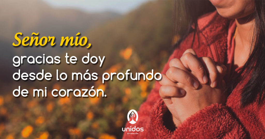 Oración de agradecimiento a Dios