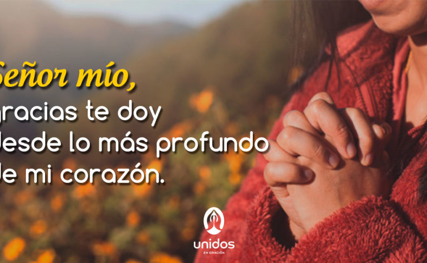 Oración de agradecimiento a Dios