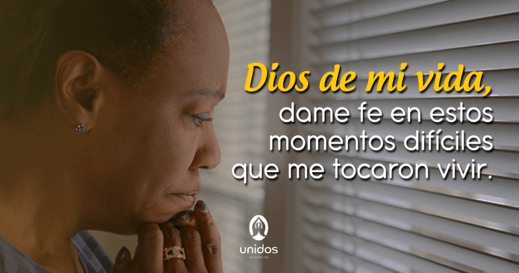 Oración de fe en momentos de dificultad