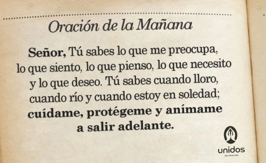 Oración de la mañana 1