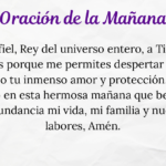 Oración de la mañana para el 8 de Octubre del 2025