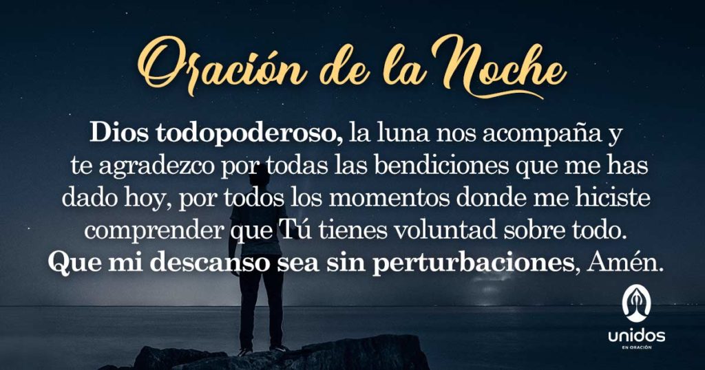 Oración de la noche para el 17 de Noviembre del 2018