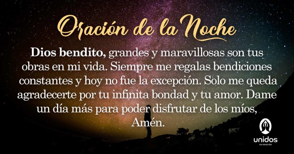 Oración de la noche para el 24 de Noviembre
