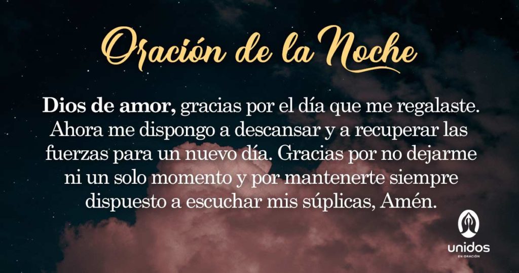 Oración de la noche para el 26 de Noviembre