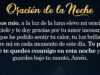 Oración de la noche para el 30 de Octubre del 2025