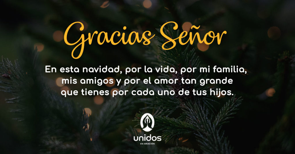 Oración de acción de gracias para Navidad