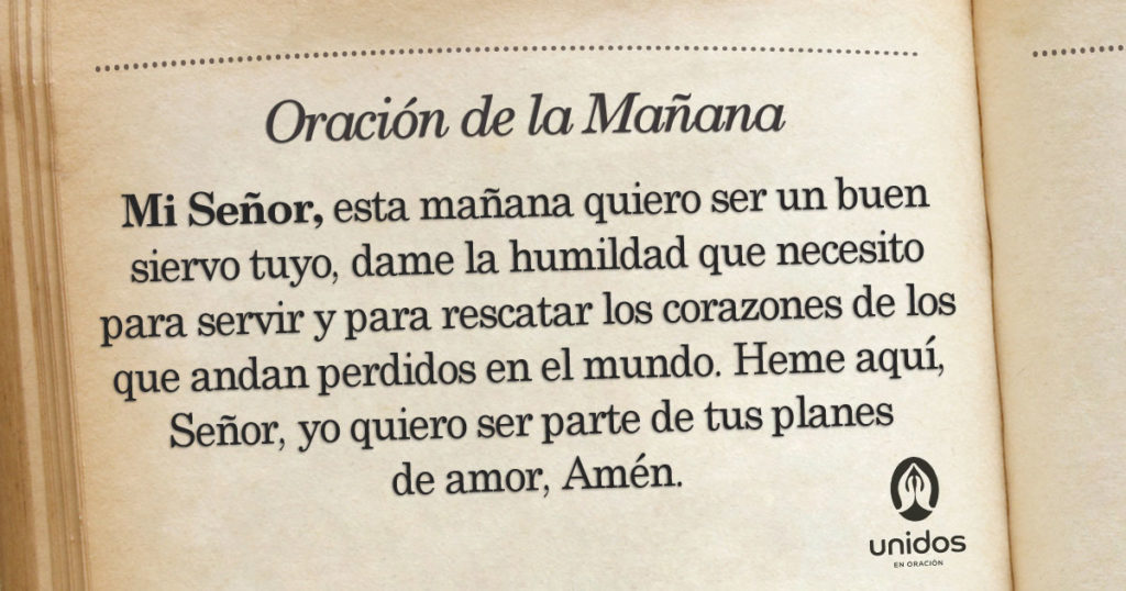 Oración de la mañana para el 4 de Febrero