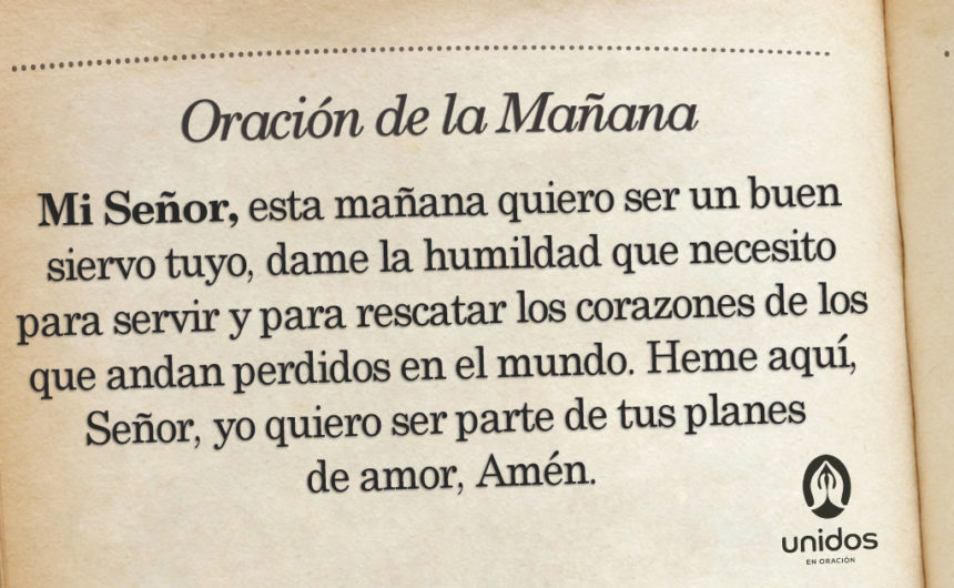 Oración de la mañana para el 4 de Febrero