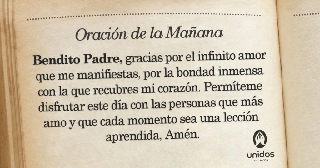 Oración de la mañana para el 5 de Febrero