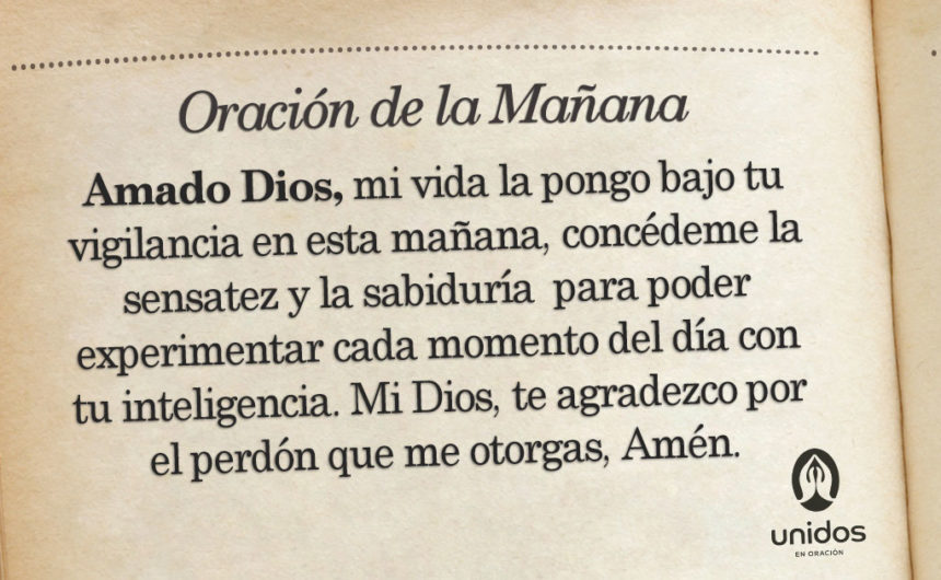 Oración de la mañana para el 10 de Febrero