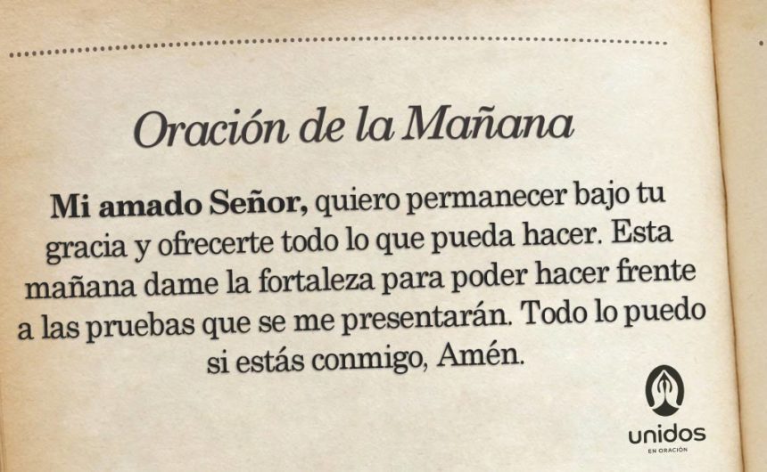 Oración de la mañana para el 12 de Febrero