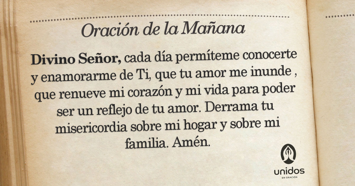 Oración de la mañana para el 14 de Enero