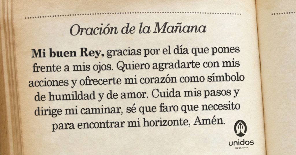 Oración de la mañana para el 14 de Febrero