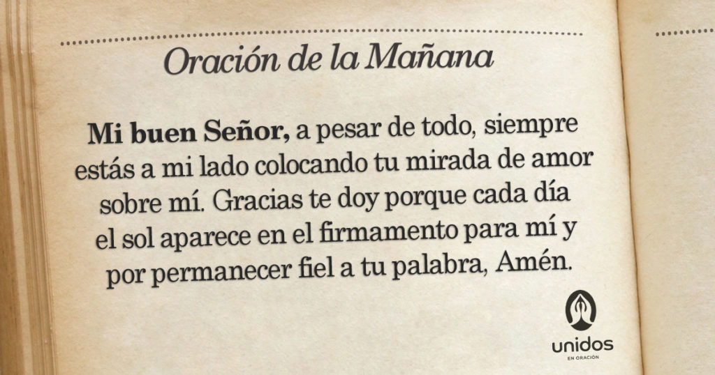 Oración de la mañana para el 17 de Enero