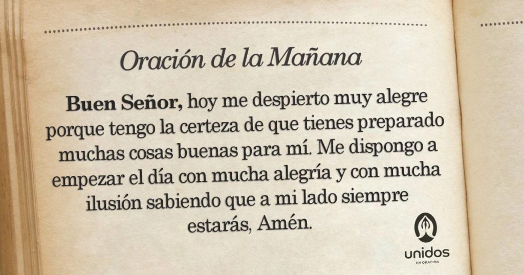 Oración de la mañana para el 18 de Febrero