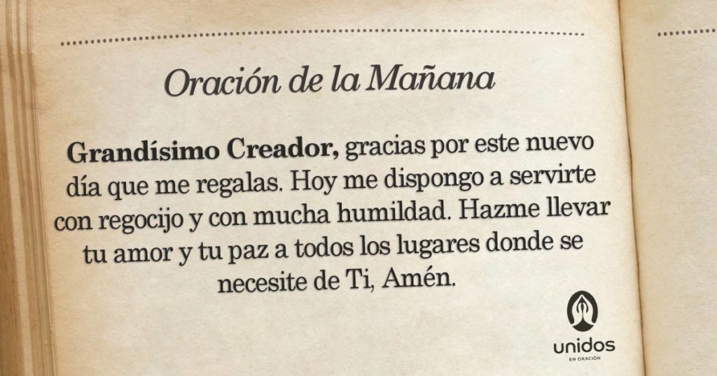Oración de la mañana para el 19 de Febrero