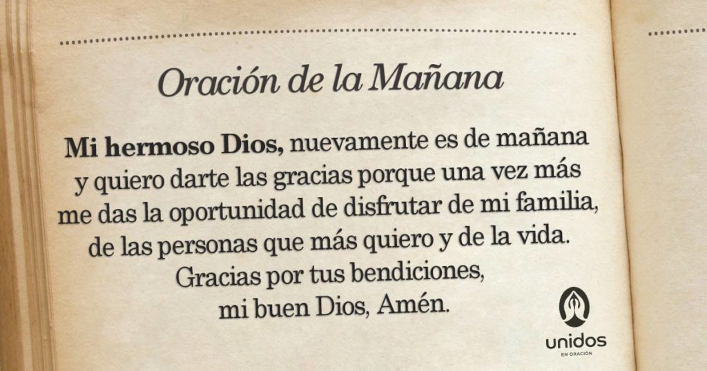 Oración de la mañana para el 21 de Febrero