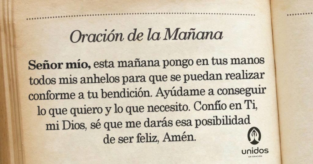 Oración de la mañana para el 23 de Febrero