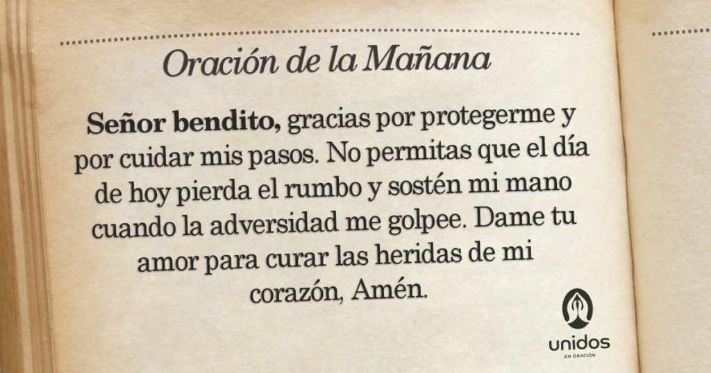 Oración de la mañana para el 25 de Enero