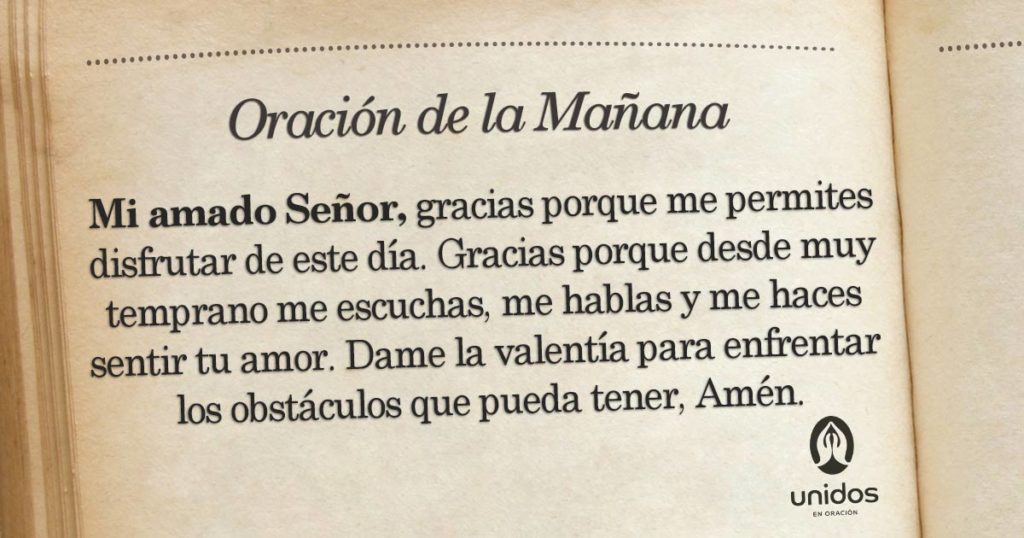 Oración de la mañana para el 27 de Febrero