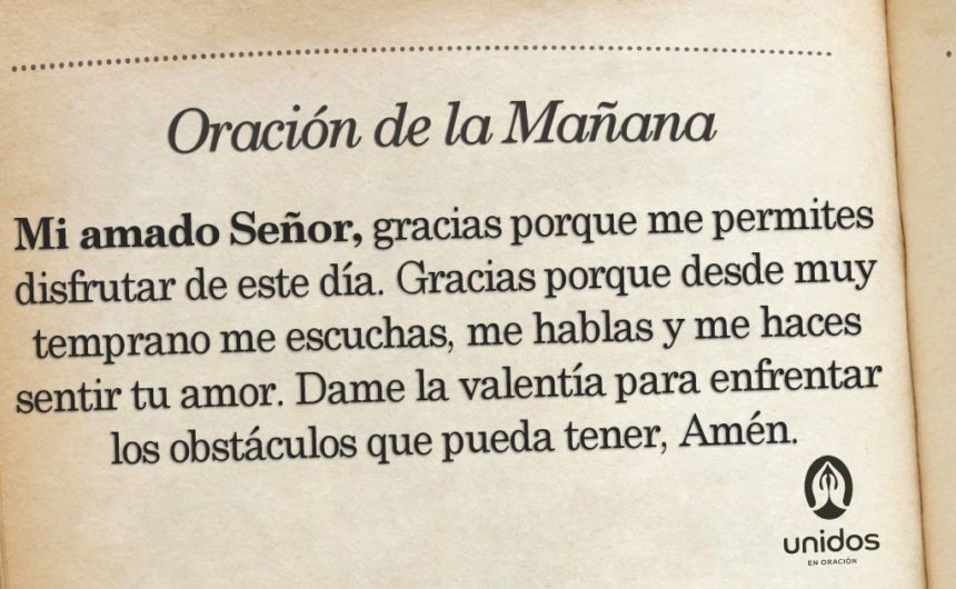 Oración de la mañana para el 27 de Febrero