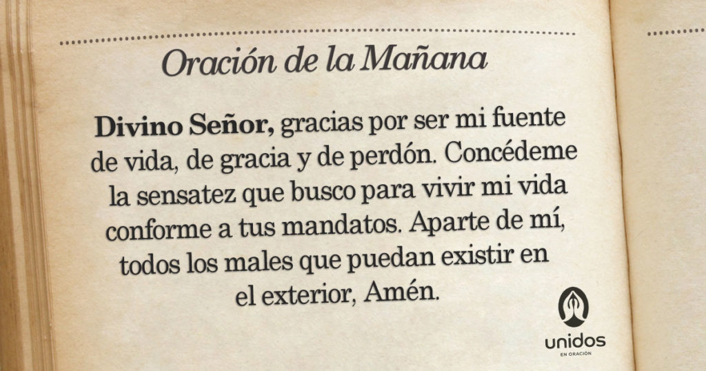 Oración de la mañana para el 28 de Enero