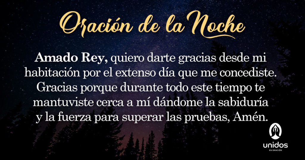 Oración de la noche para el 1 de Febrero