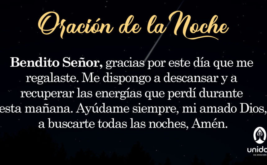 Oración de la noche para el 3 de Febrero