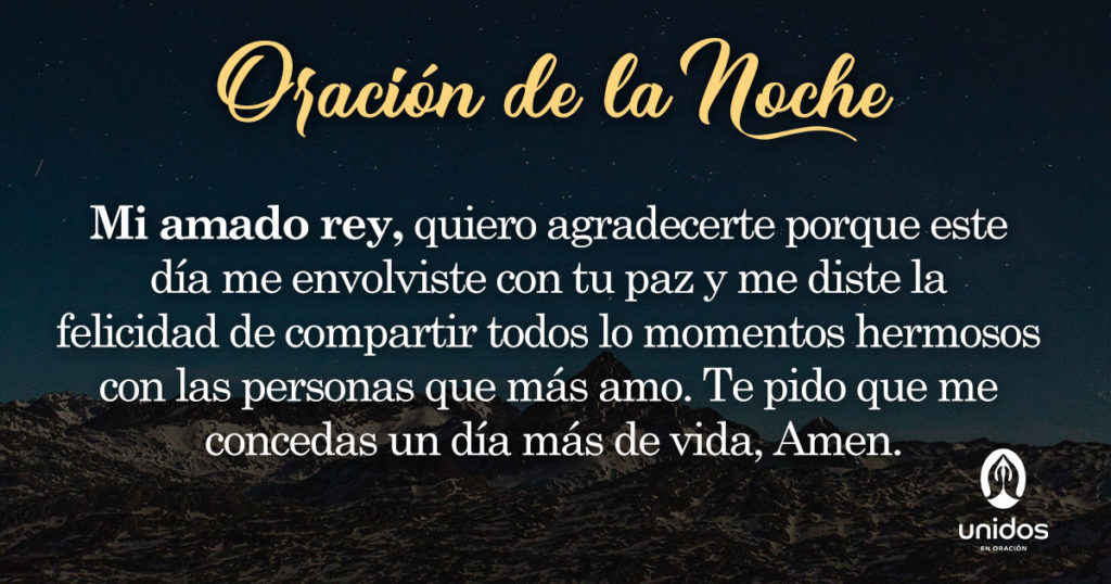 Oración de la noche para el 4 de Febrero