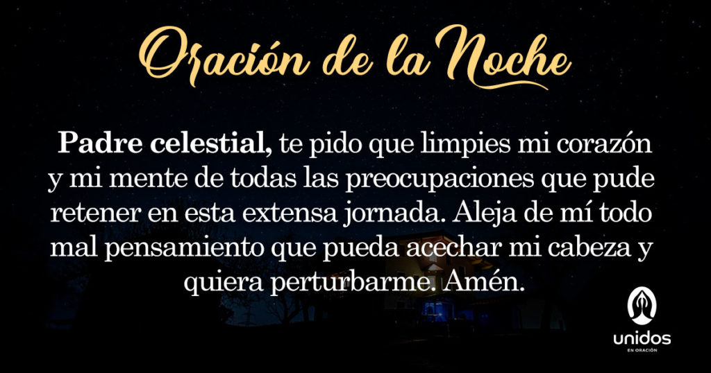 Oración de la noche para el 6 de Febrero