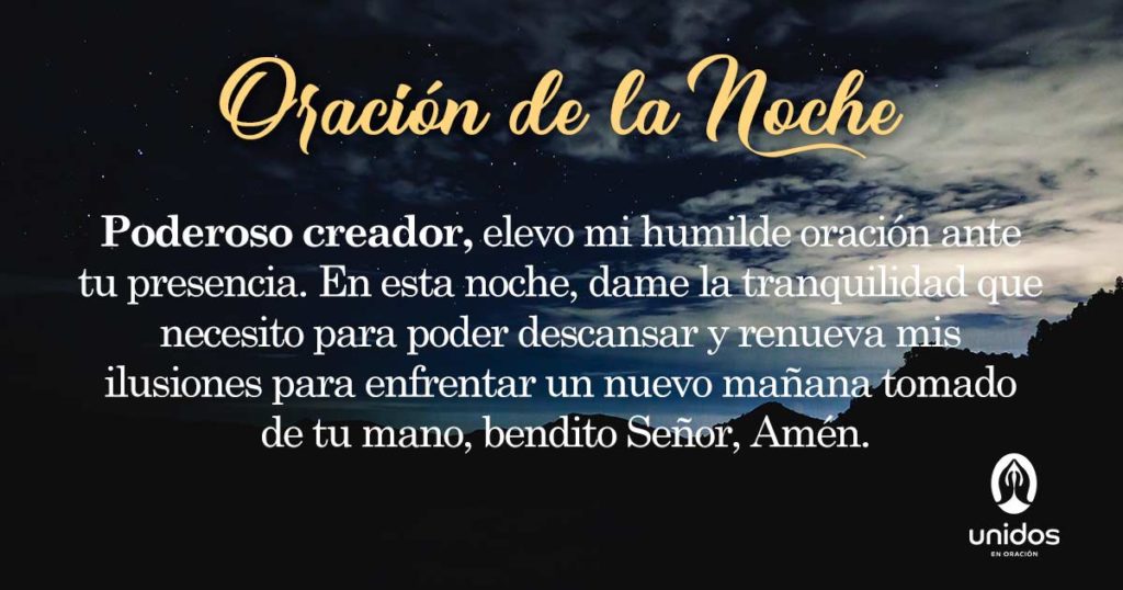 Oración de la noche para el 11 de Febrero