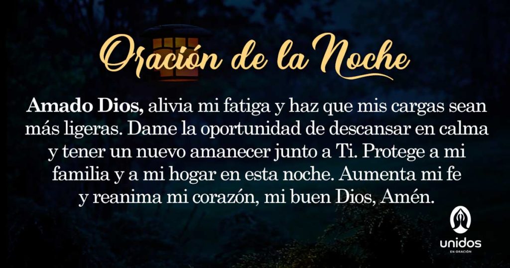Oración de la noche para el 14 de Febrero