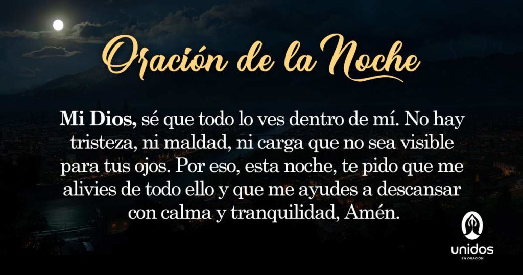 Oración de la noche para el 16 de Febrero