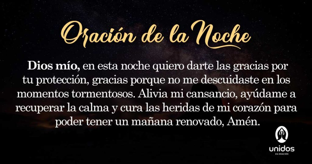 Oración de la noche para el 18 de Febrero