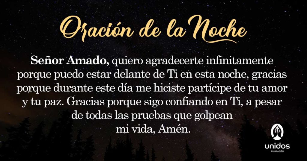 Oración de la noche para el 19 de Enero