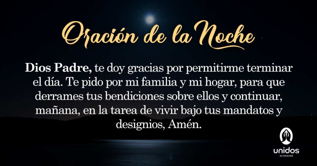 Oración de la noche para el 19 de Febrero
