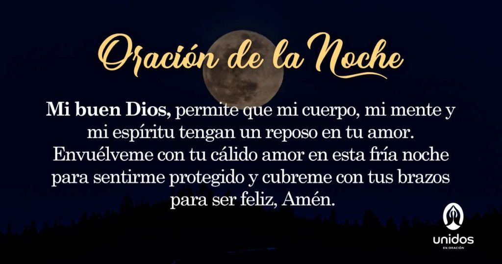 Oración de la noche para el 22 de Febrero