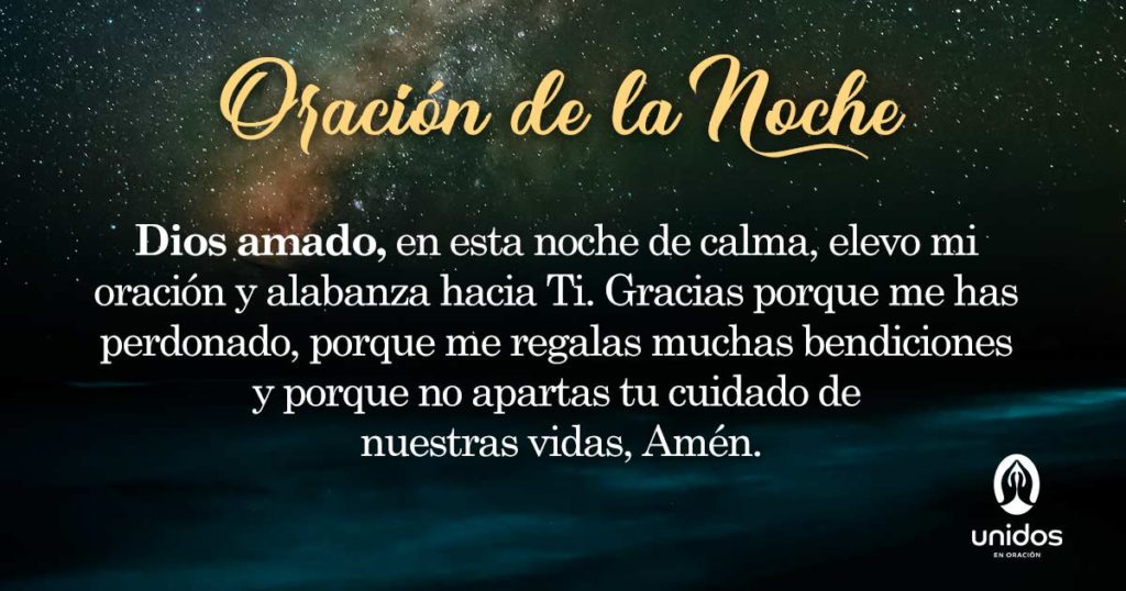 Oración de la noche para el 25 de Enero