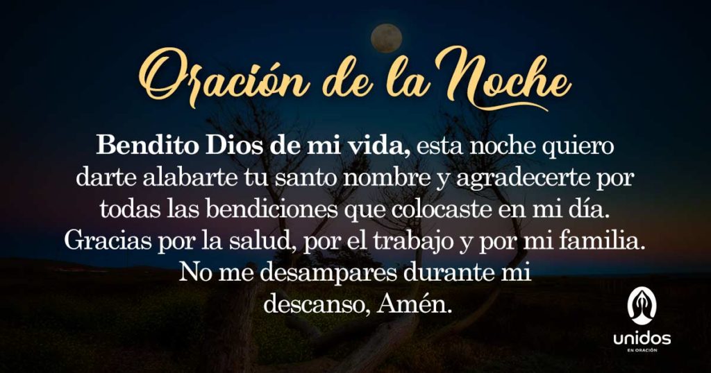 Oración de la noche para el 26 de Febrero