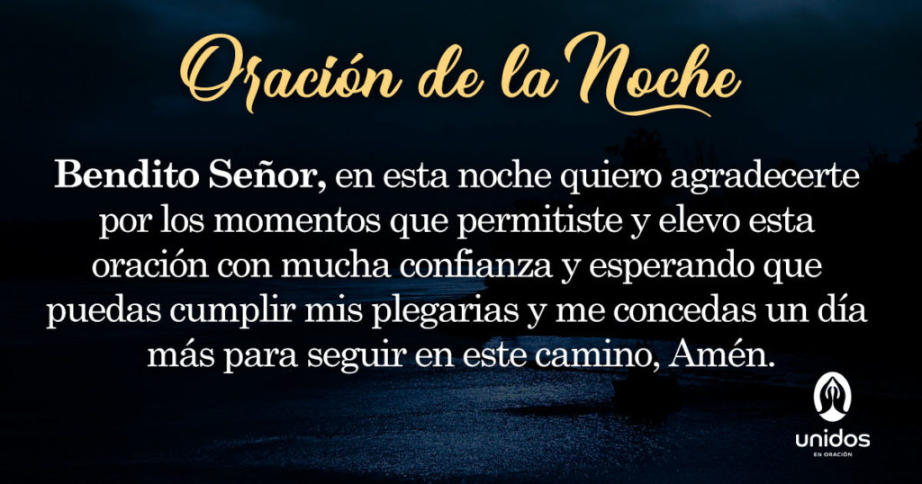 Oración de la noche para el 28 de Enero