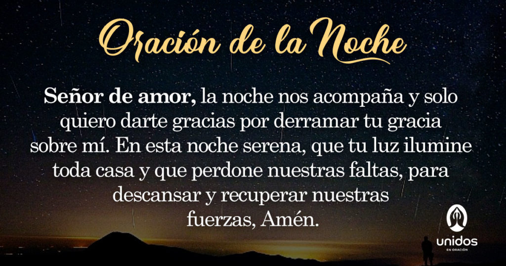 Oración de la noche para el 29 de Enero