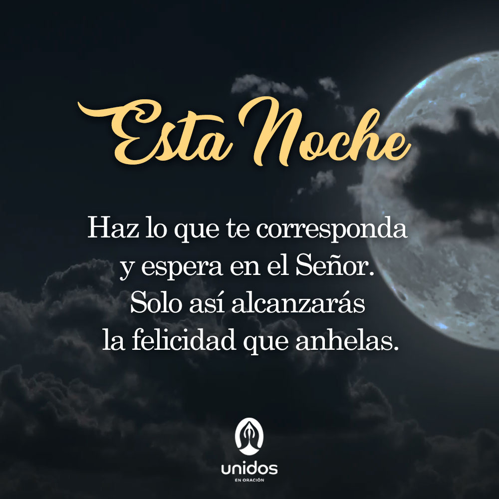 Oración de la noche para el 31 de Enero