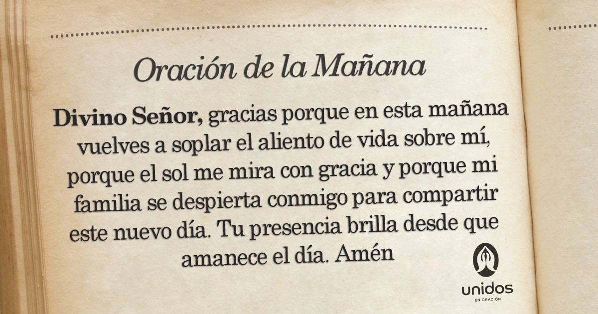 Oración de la mañana para el 1 de Marzo