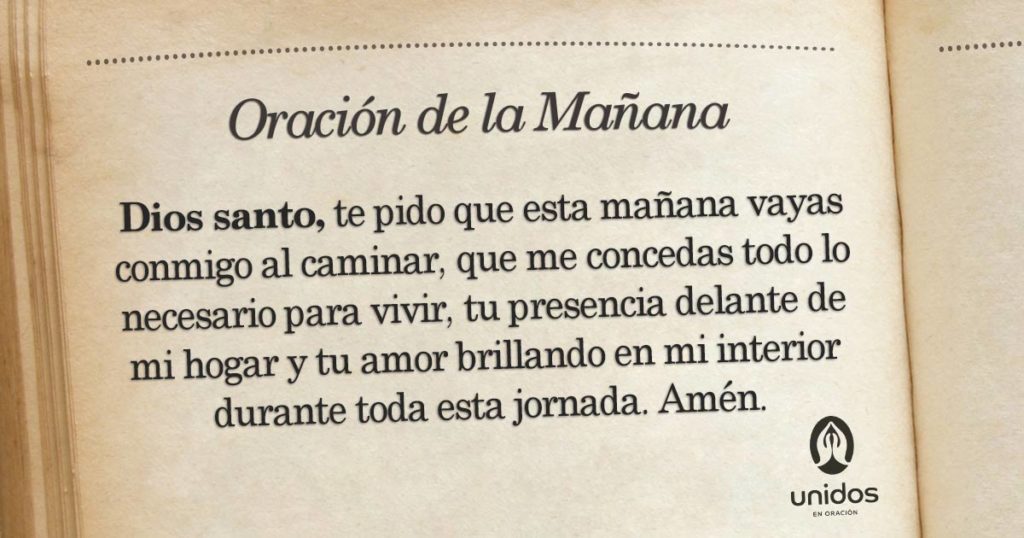 Oración de la mañana para el 2 de Marzo