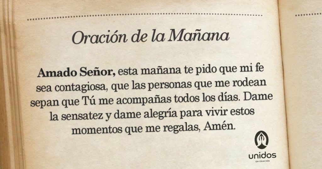 Oración de la mañana para 4 de Abril