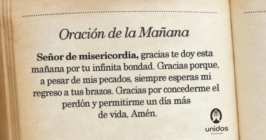 Oración de la mañana para 12 de Abril