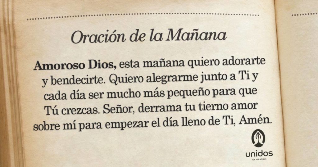 Oración de la mañana para el 13 de Marzo