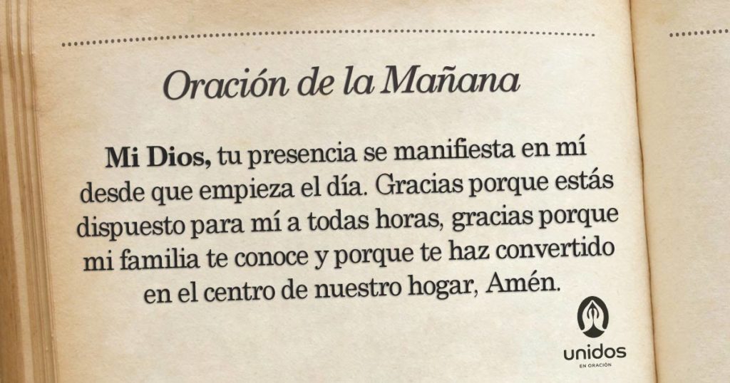 Oración de la mañana para el 17 de Marzo