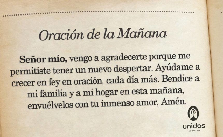 Oración de la mañana para 17 de Abril