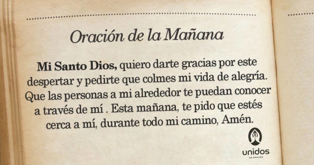Oración de la mañana para el 21 de Marzo